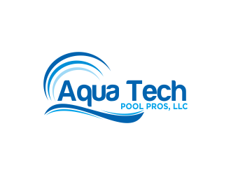 Aqua Tech Pool Pros, LLC logo design by Greenlight