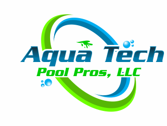 Aqua Tech Pool Pros, LLC logo design by Greenlight