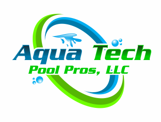 Aqua Tech Pool Pros, LLC logo design by Greenlight