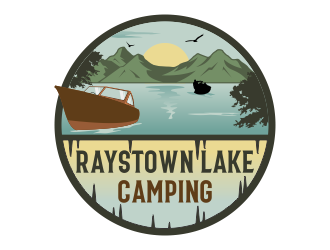 Raystown Lake Camping logo design by Kruger