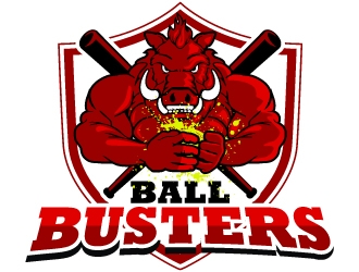 Ball Busters logo design by LucidSketch