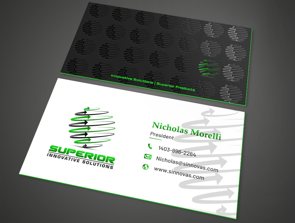 Superior Innovative Solutions logo design by Niqnish