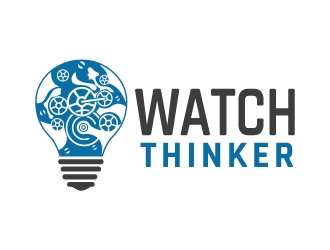 Watch Thinker logo design by MonkDesign