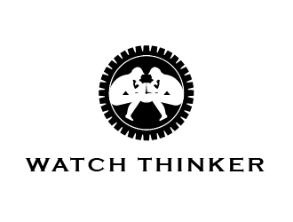 Watch Thinker logo design by Shailesh