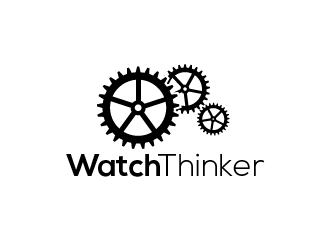 Watch Thinker logo design by jonggol