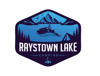 Raystown Lake Camping logo design by emberdezign