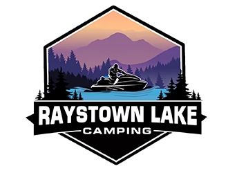 Raystown Lake Camping logo design by PrimalGraphics