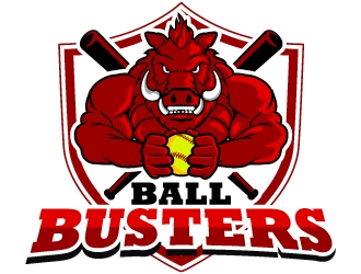 Ball Busters logo design by LucidSketch