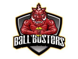 Ball Busters logo design by DreamLogoDesign