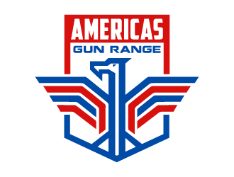 AMERICAS GUN RANGE logo design by Ultimatum