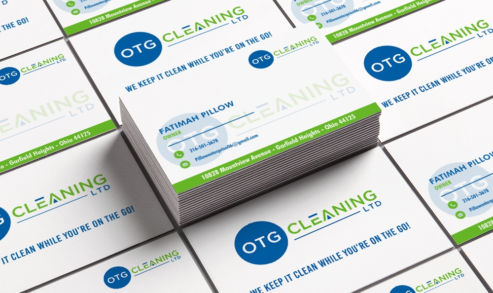 OTG Cleaning LTD logo design by Frenic