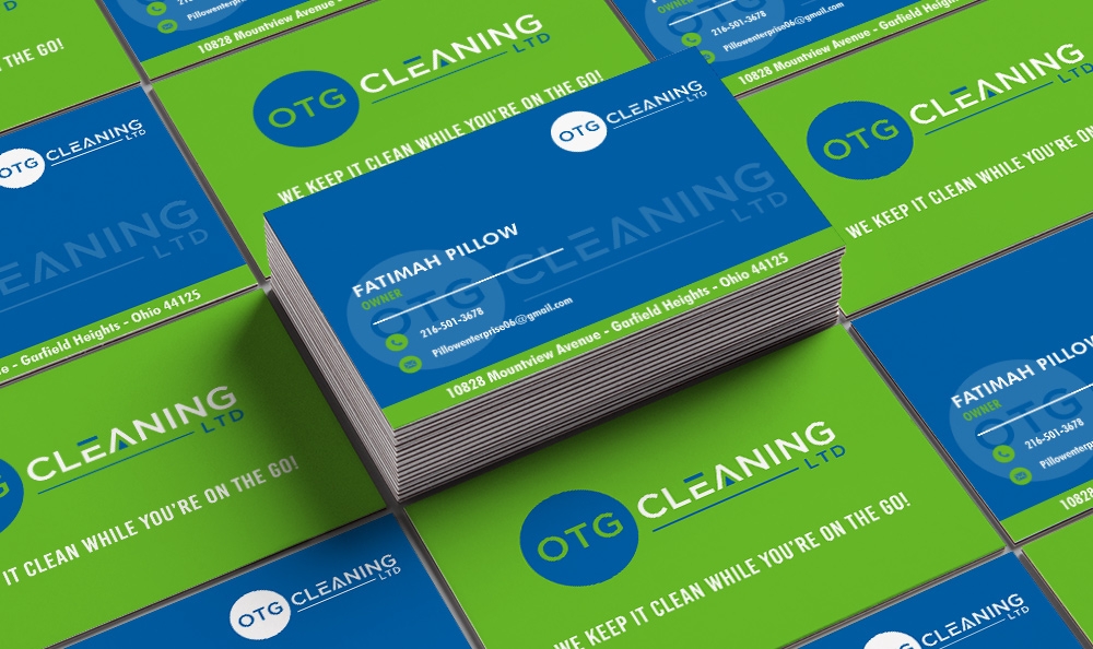 OTG Cleaning LTD logo design by Frenic