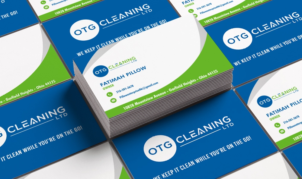 OTG Cleaning LTD logo design by Frenic