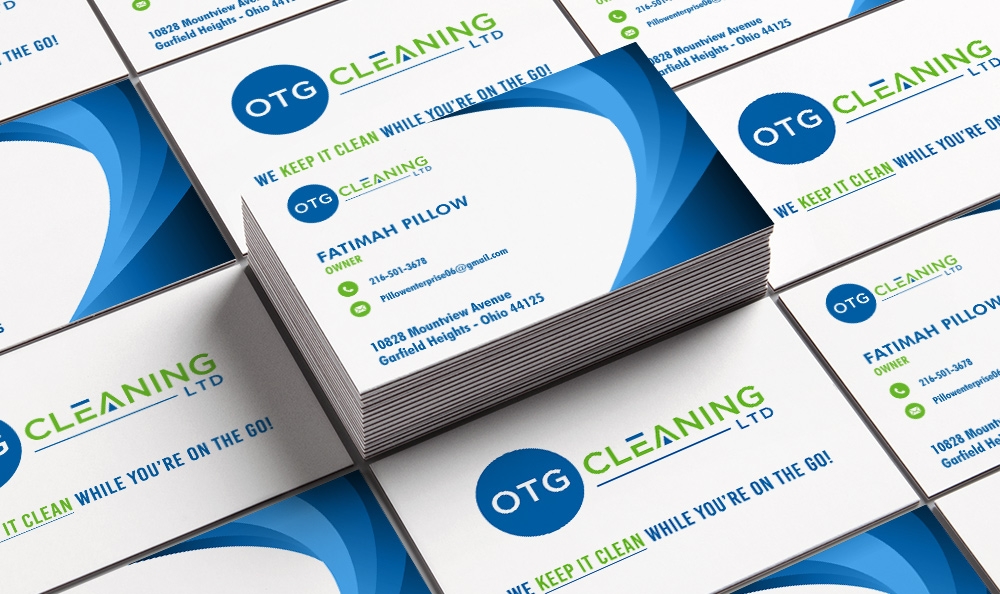 OTG Cleaning LTD logo design by Frenic