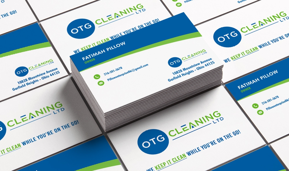 OTG Cleaning LTD logo design by Frenic