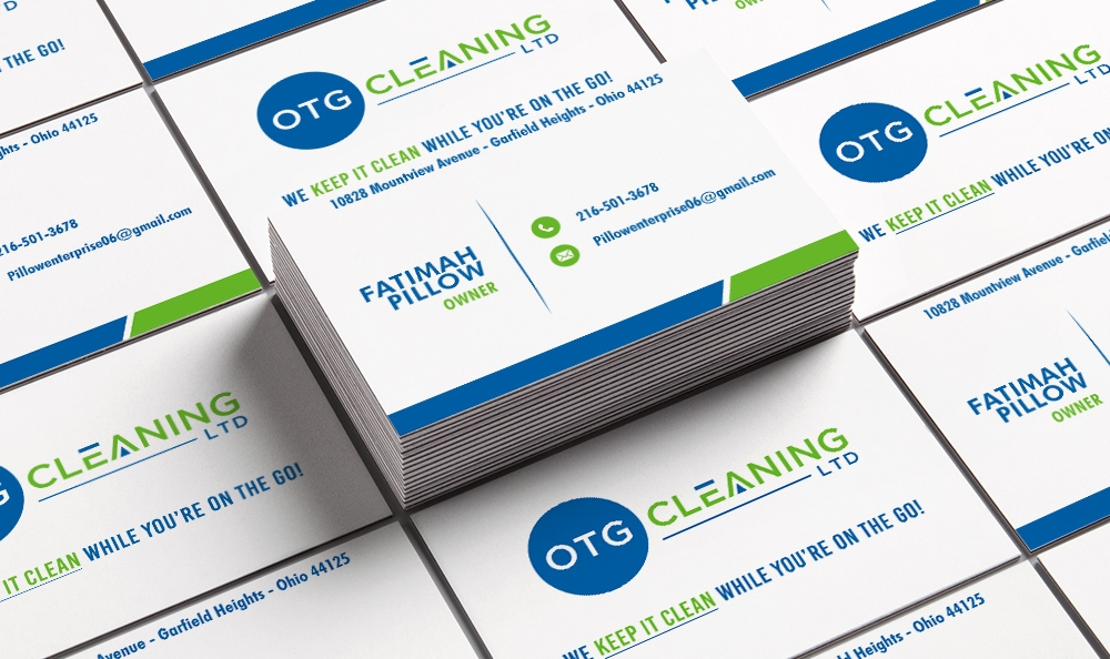 OTG Cleaning LTD logo design by Frenic