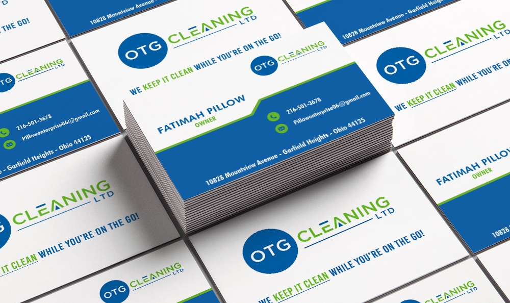 OTG Cleaning LTD logo design by Frenic