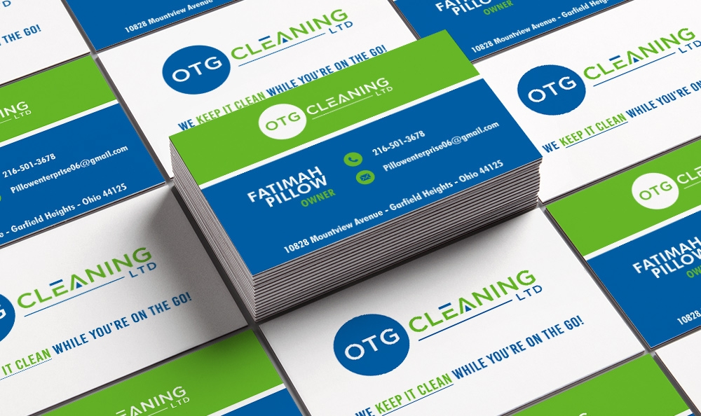 OTG Cleaning LTD logo design by Frenic