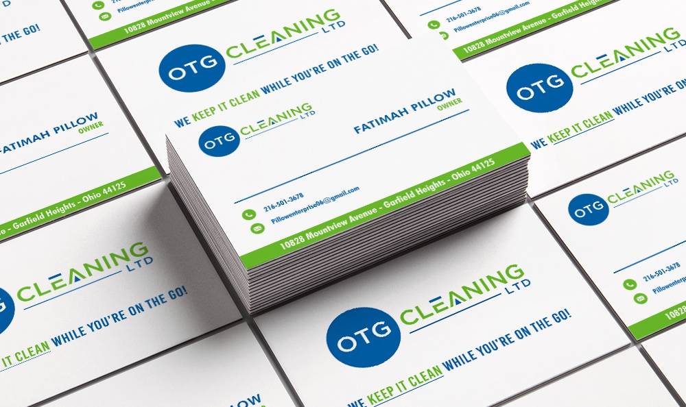 OTG Cleaning LTD logo design by Frenic