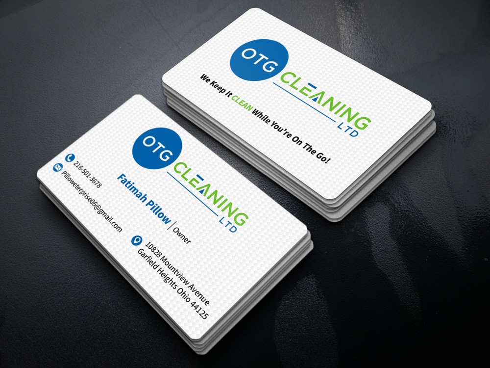 OTG Cleaning LTD logo design by Gelotine