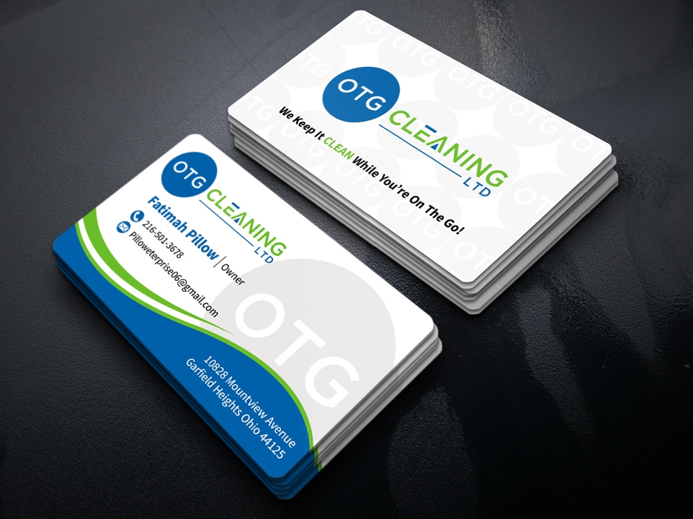 OTG Cleaning LTD logo design by Gelotine