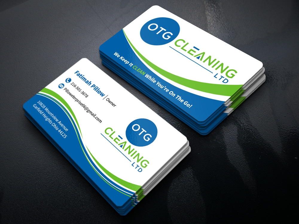 OTG Cleaning LTD logo design by Gelotine