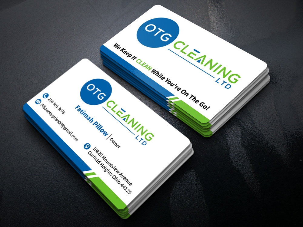 OTG Cleaning LTD logo design by Gelotine