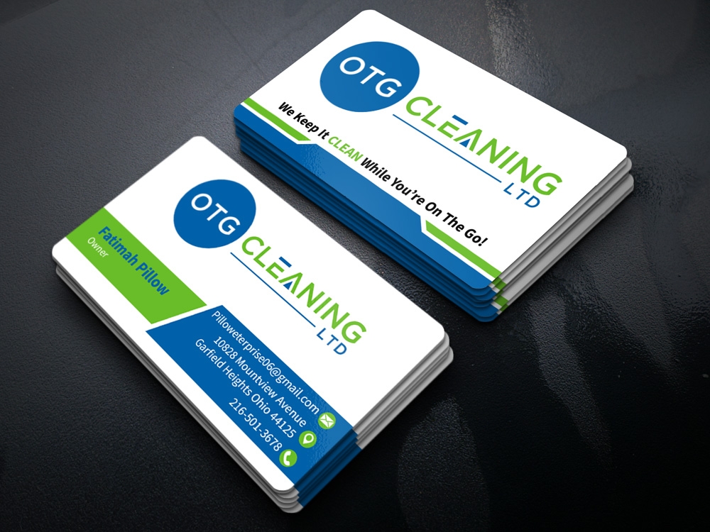 OTG Cleaning LTD logo design by Gelotine