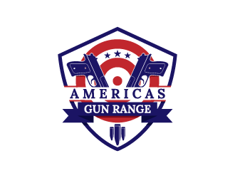 AMERICAS GUN RANGE logo design by fastsev