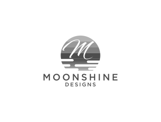 Moonshine Designs logo design by haidar