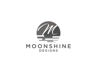 Moonshine Designs logo design by haidar