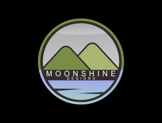 Moonshine Designs logo design by azizah