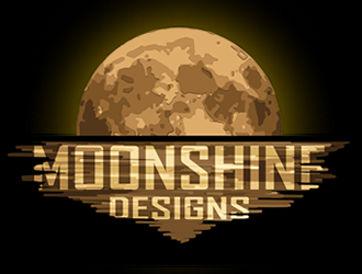 Moonshine Designs logo design by Coolwanz