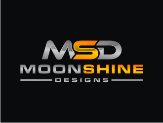 Moonshine Designs logo design by bricton