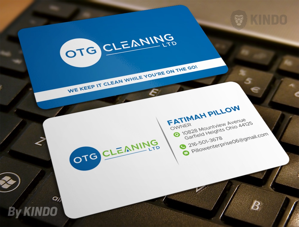 OTG Cleaning LTD logo design by Kindo