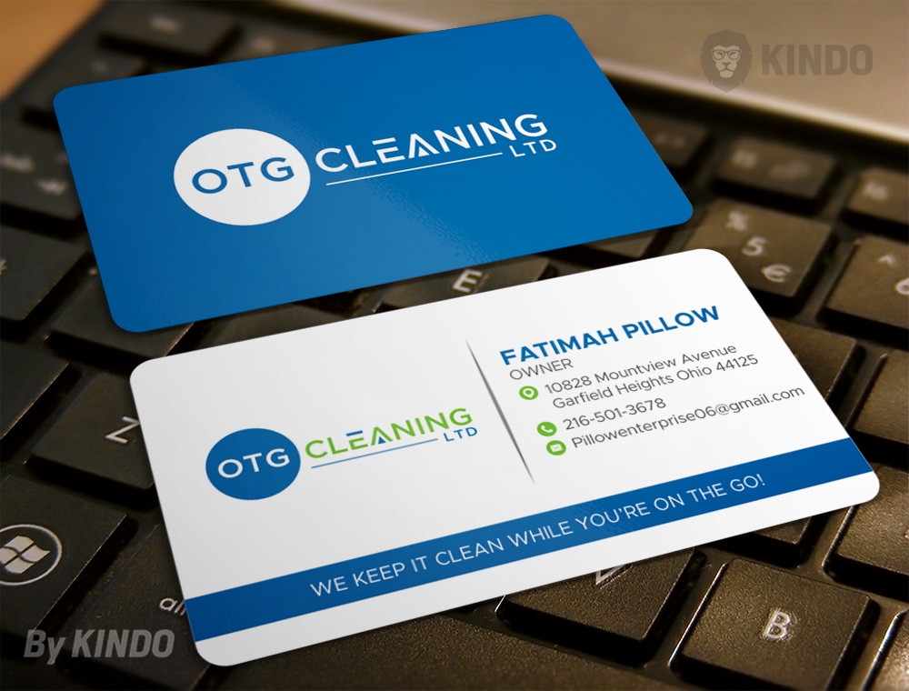 OTG Cleaning LTD logo design by Kindo