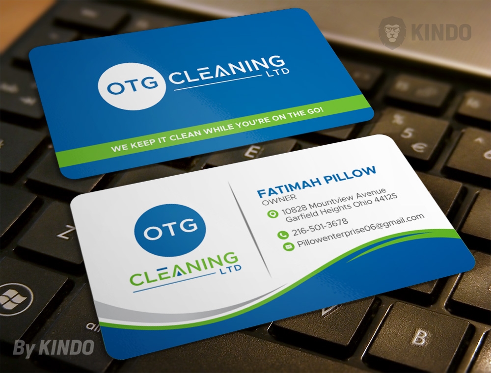 OTG Cleaning LTD logo design by Kindo