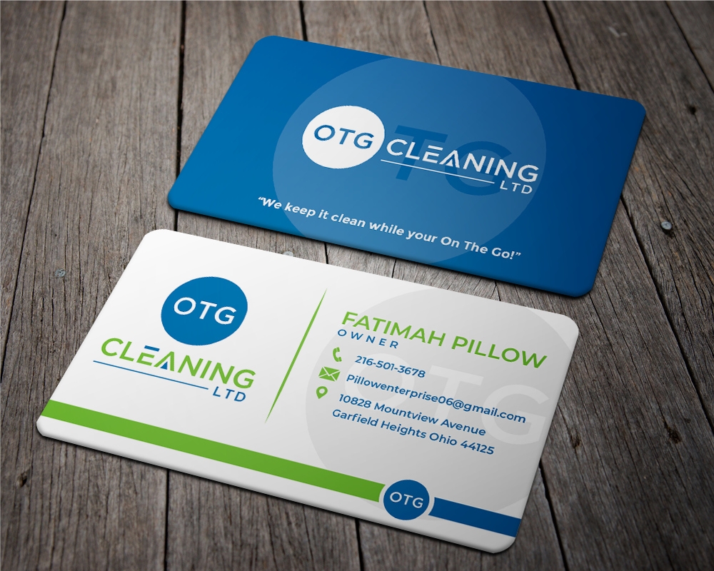 OTG Cleaning LTD logo design by zizze23