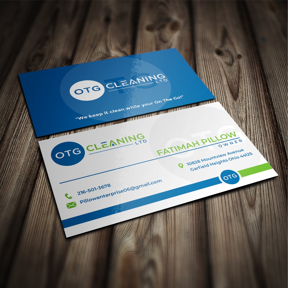 OTG Cleaning LTD logo design by zizze23