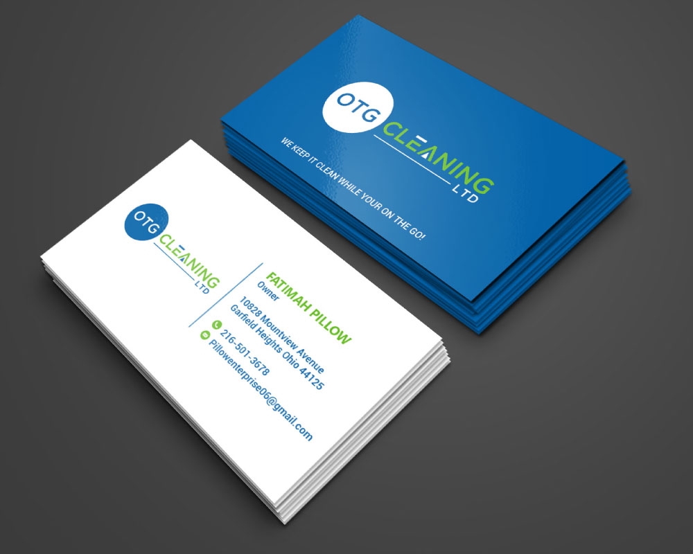 OTG Cleaning LTD logo design by Boomstudioz