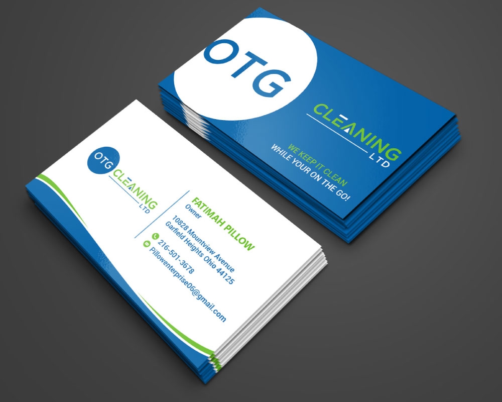 OTG Cleaning LTD logo design by Boomstudioz