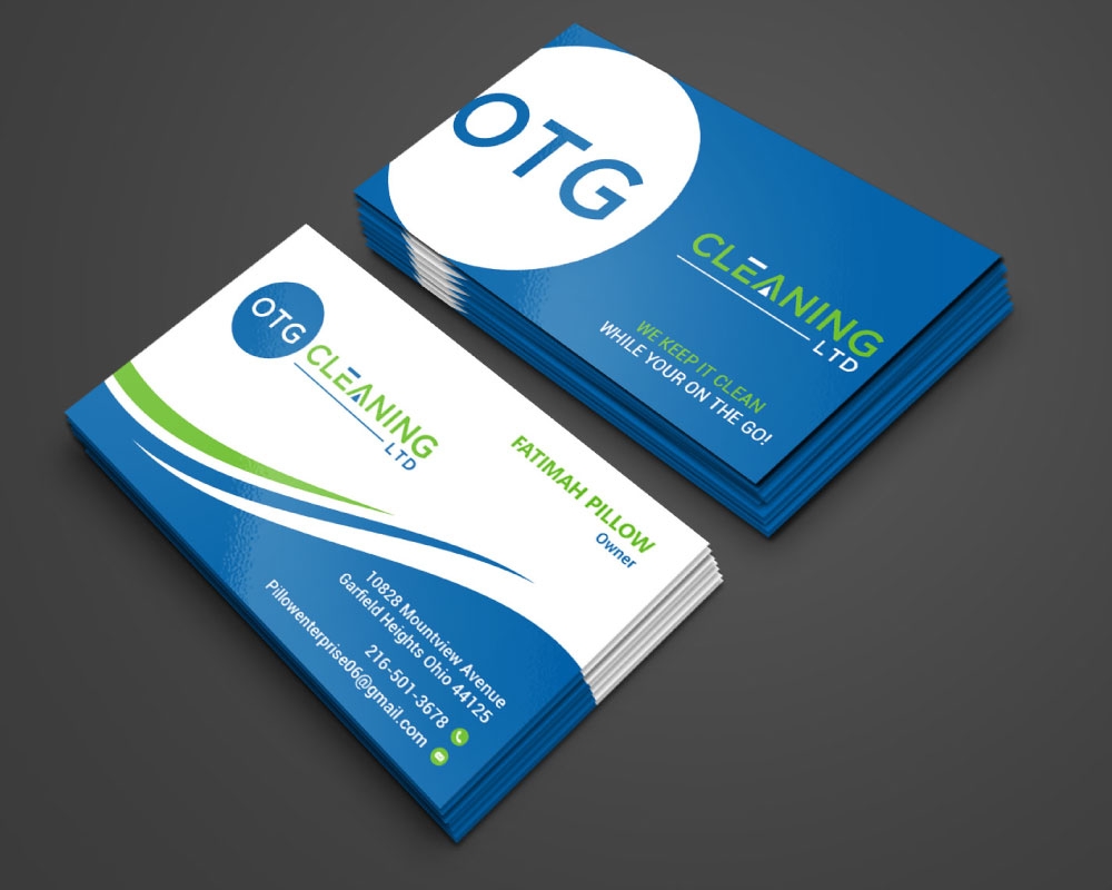 OTG Cleaning LTD logo design by Boomstudioz