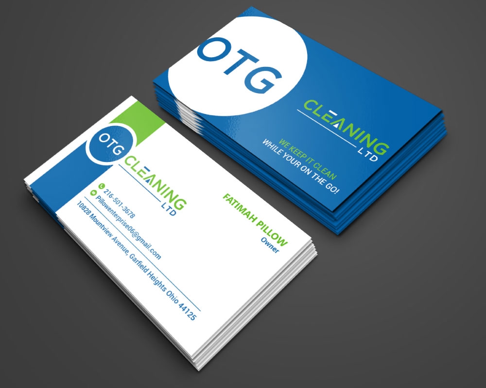 OTG Cleaning LTD logo design by Boomstudioz