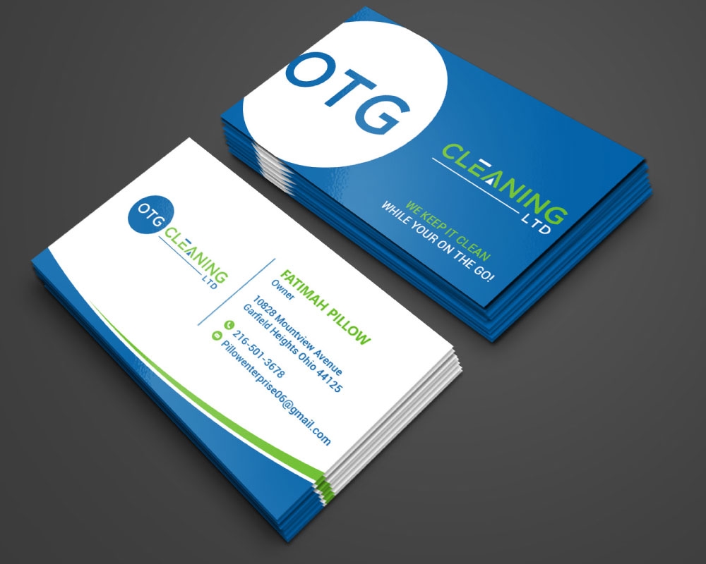 OTG Cleaning LTD logo design by Boomstudioz