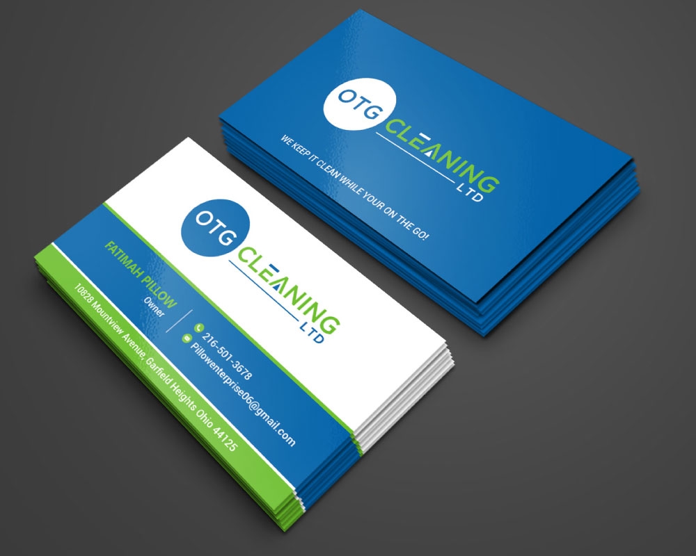 OTG Cleaning LTD logo design by Boomstudioz