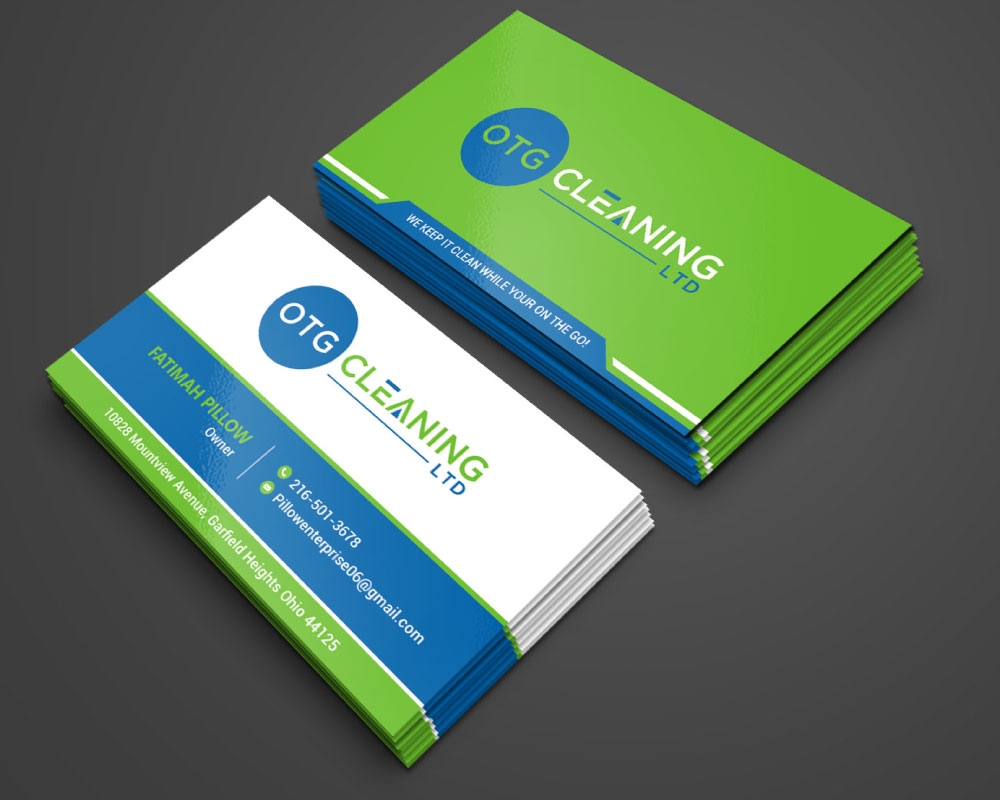 OTG Cleaning LTD logo design by Boomstudioz