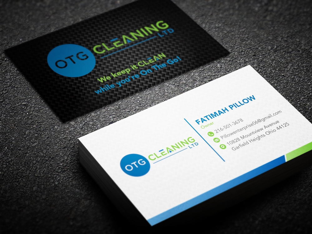 OTG Cleaning LTD logo design by KHAI