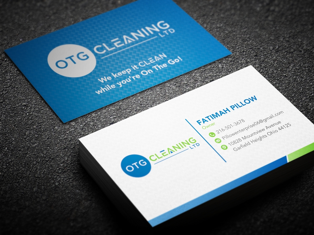 OTG Cleaning LTD logo design by KHAI