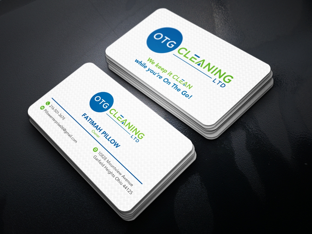 OTG Cleaning LTD logo design by KHAI