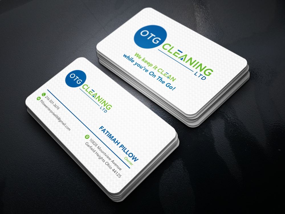 OTG Cleaning LTD logo design by KHAI